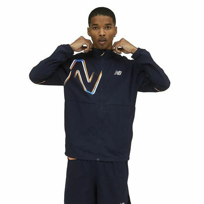 Windcheater Jacket New Balance Dark blue - Le schmidt
