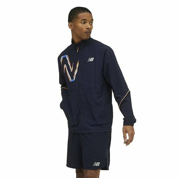 Windcheater Jacket New Balance Dark blue - Le schmidt