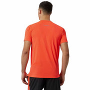 Men’s Short Sleeve T-Shirt New Balance Accelerate Orange - Le schmidt