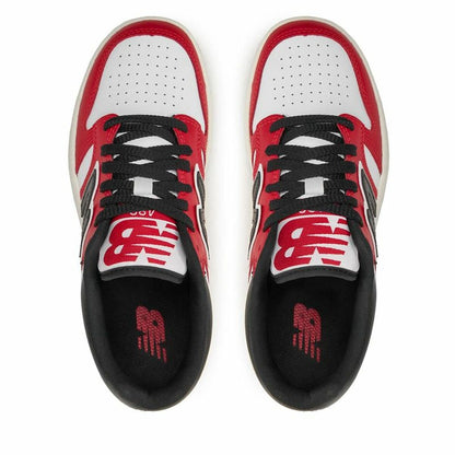 Sports Shoes for Kids New Balance 480 White Red - Le schmidt