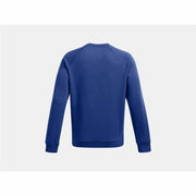 Men’s Sweatshirt without Hood Under Armour Rival Fleece Crew Blue - Le schmidt