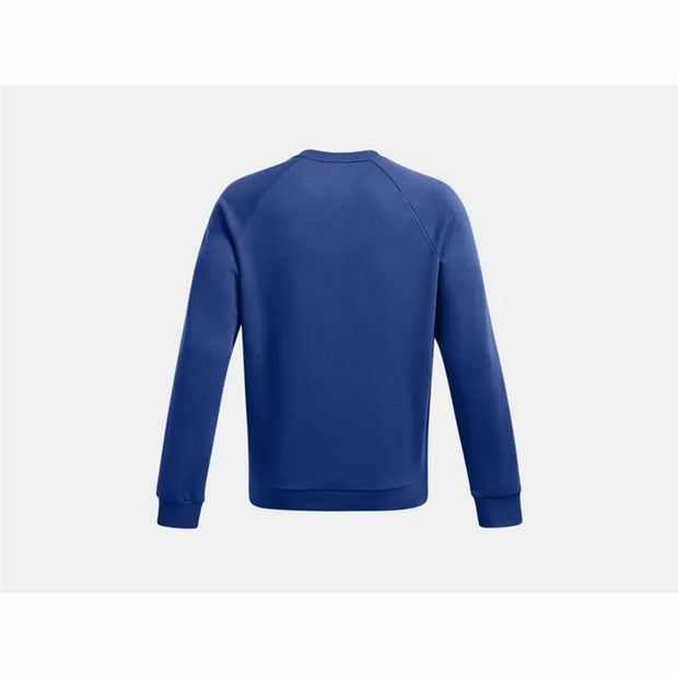 Men’s Sweatshirt without Hood Under Armour Rival Fleece Crew Blue - Le schmidt
