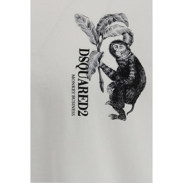 Dsquared² White Cotton T-Shirt