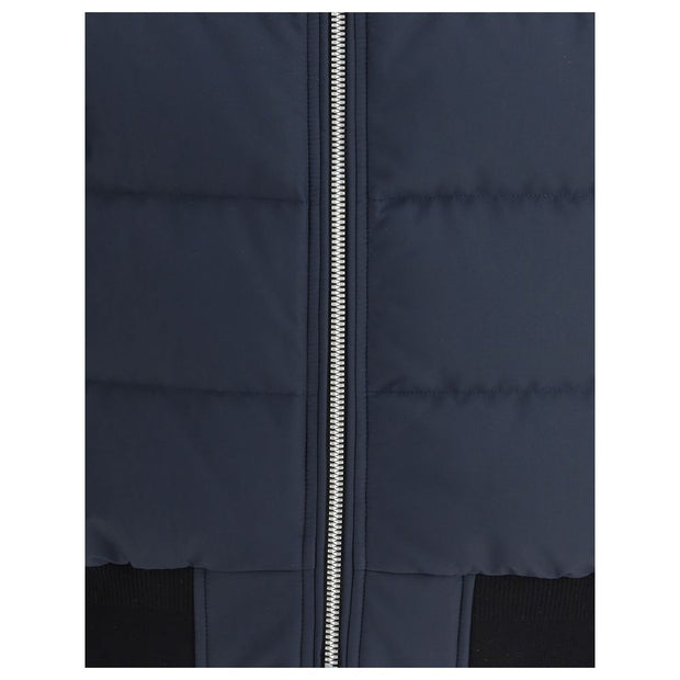 Moose Knuckles Blue Polyester Bomber