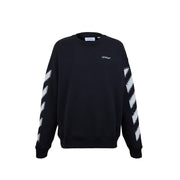 Off-White Black Cotton Sweatshirt
