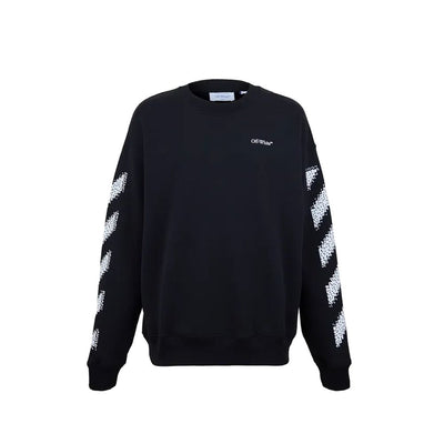 Off-White Black Cotton Sweatshirt