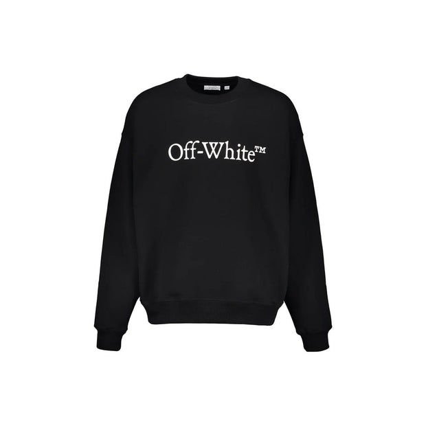 Off-White Black Cotton Sweatshirt