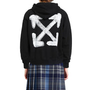 Off-White Black Cotton Sweatshirt