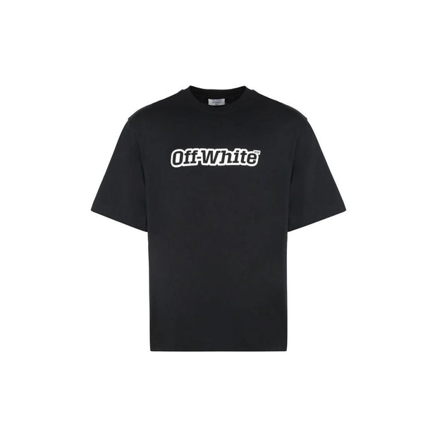 Off-White Black Cotton T-Shirt