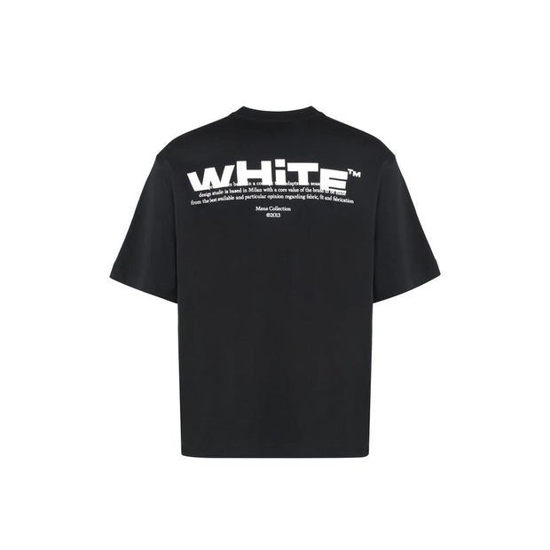 Off-White Black Cotton T-Shirt