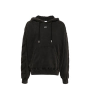 Off-White Black Cotton Sweatshirt