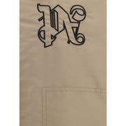 Palm Angels Beige Polyamide Bomber