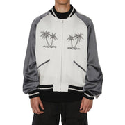 Palm Angels Gray Acetate Bomber