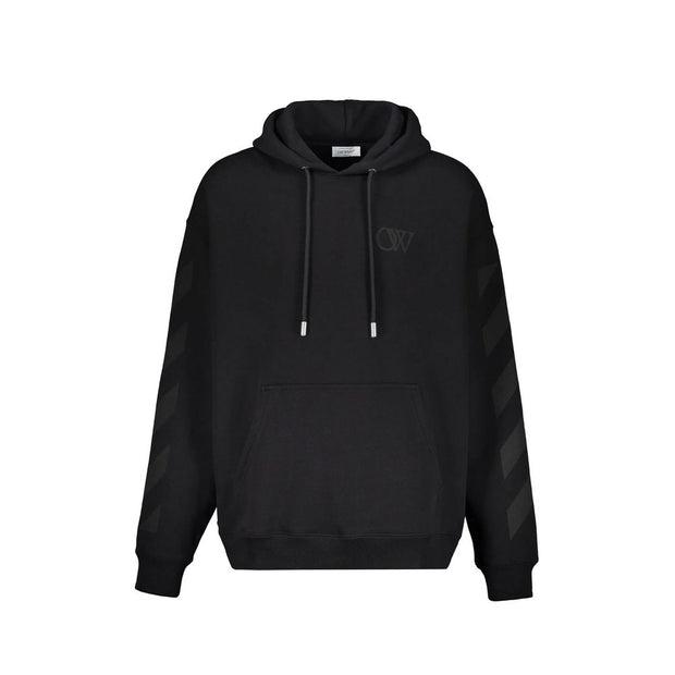 Off-White Black Cotton Sweatshirt