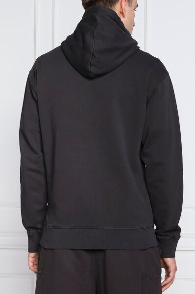 Hugo Boss Elegant Dark Blue Cotton Hooded Sweatshirt - Le schmidt