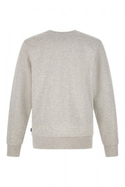 Hugo Boss Elegant Grey Round Neck Cotton Sweatshirt - Le schmidt