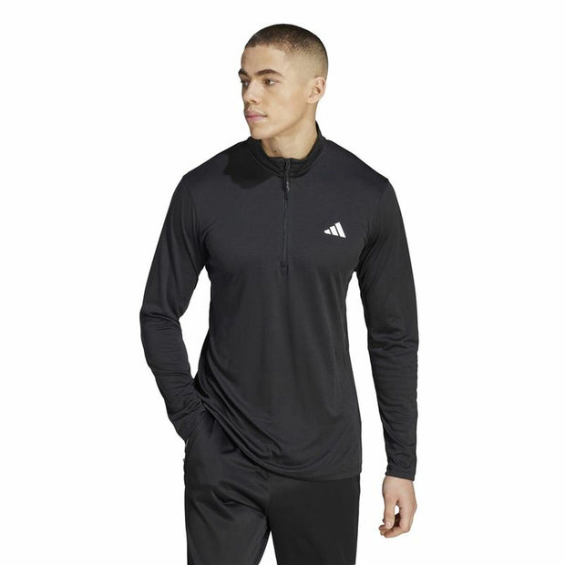Training Sweatshirt for Adults Adidas Tr-Es+ 1I4Zip Black - Le schmidt