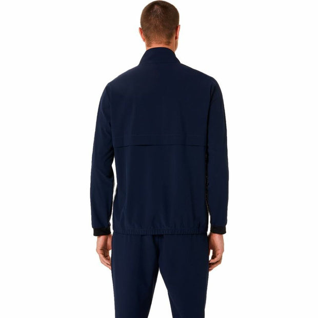Men's Sports Jacket Asics Match Blue - Le schmidt