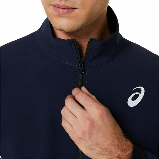 Men's Sports Jacket Asics Match Blue - Le schmidt
