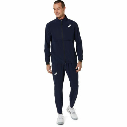 Men's Sports Jacket Asics Match Blue - Le schmidt