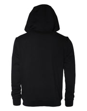 Versace Black Medusa Print Cotton HoodiePullover Sweatshirt Sweater - Le schmidt