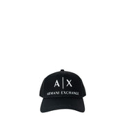 Armani Exchange Black Cotton Cap (Baseball Hat)