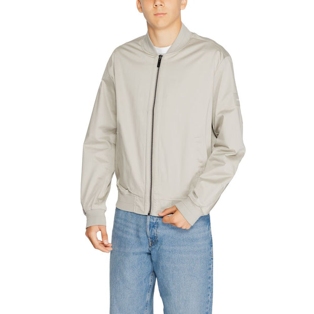 Calvin Klein Gray Organic Cotton Bomber
