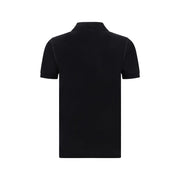 Dolce & Gabbana Black Cotton Polo Shirt