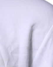 Versace White Medusa Embroidery Crew Neck Pullover Sweater - Le schmidt