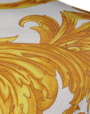 Versace White Medusa Print Cotton Crew Neck T-shirt - Le schmidt