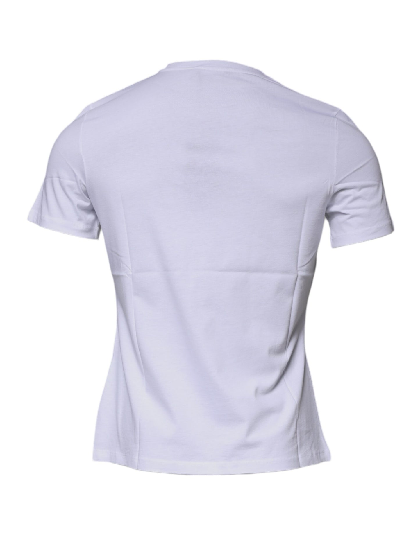 Versace White Medusa Print Cotton Crew Neck T-shirt - Le schmidt