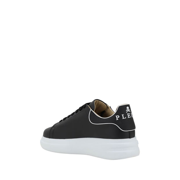 Philipp Plein Black Rubber Low Top Sneakers