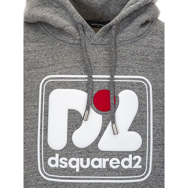 Dsquared² Gray Cotton Hoody - Le schmidt