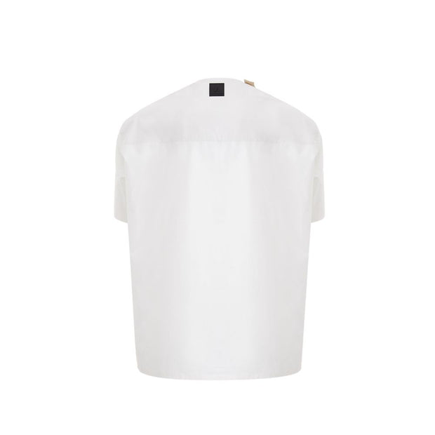 Emporio Armani White Cotton T-Shirt