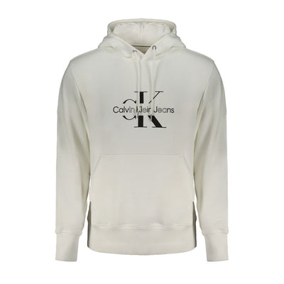Calvin Klein White Cotton Men Sweater