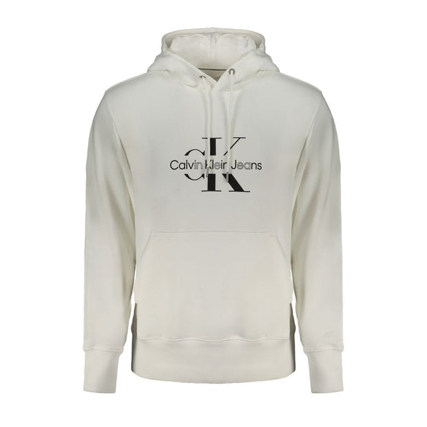Calvin Klein White Cotton Men Sweater