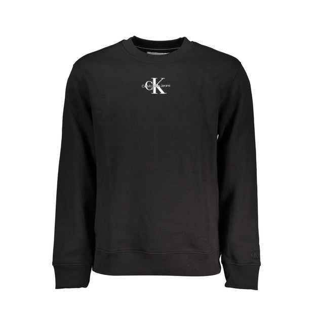 Calvin Klein Black Cotton Men's Sweatshirt