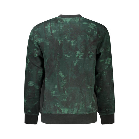 Hugo Boss Grøn Bomuld Langærmet Herre Sweatshirt Broderi