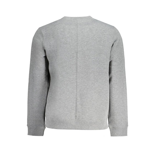 Calvin Klein Grå Polyester Herre Langærmet Trøje Med Logo