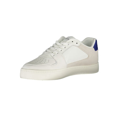 Calvin Klein Hvid Læder Herre Sneakers Genanvendt Materiale