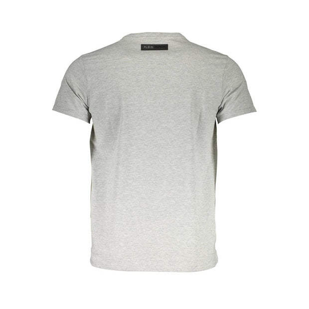 Plein Sport Brown Cotton Men T-Shirt