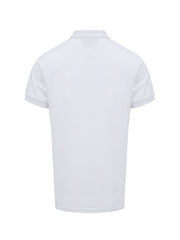 Burberry White Cotton Collared Polo Shirt