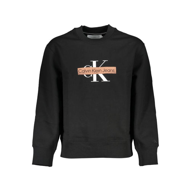 Calvin Klein Black Cotton Men's Sweatshirt