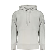 Calvin Klein Grigio Cotton Men's Sweatshirt