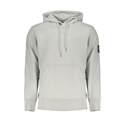 Calvin Klein Grigio Cotton Men's Sweatshirt