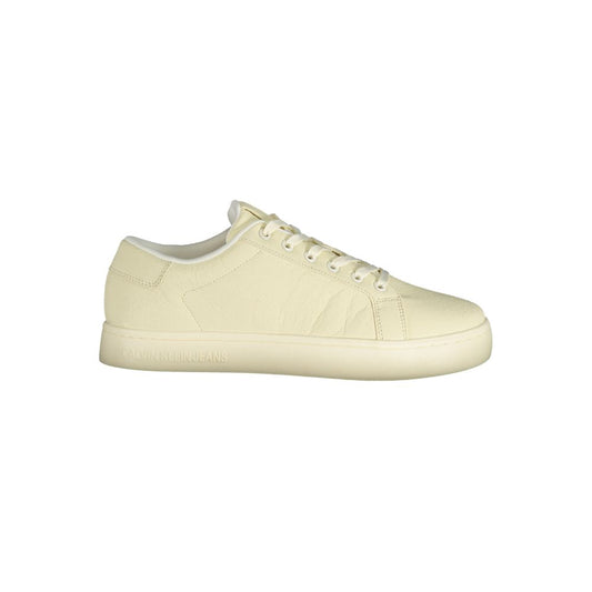 Calvin Klein Hvid Polyester Herre Sneaker Komfort Pasform