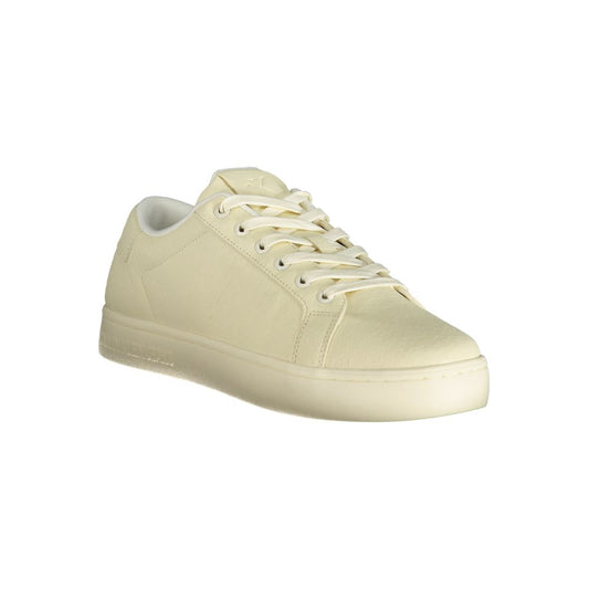 Calvin Klein Hvid Polyester Herre Sneaker Komfort Pasform