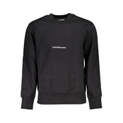 Calvin Klein Black Cotton Men's Sweatshirt