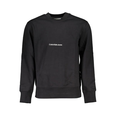 Calvin Klein Black Cotton Men's Sweatshirt