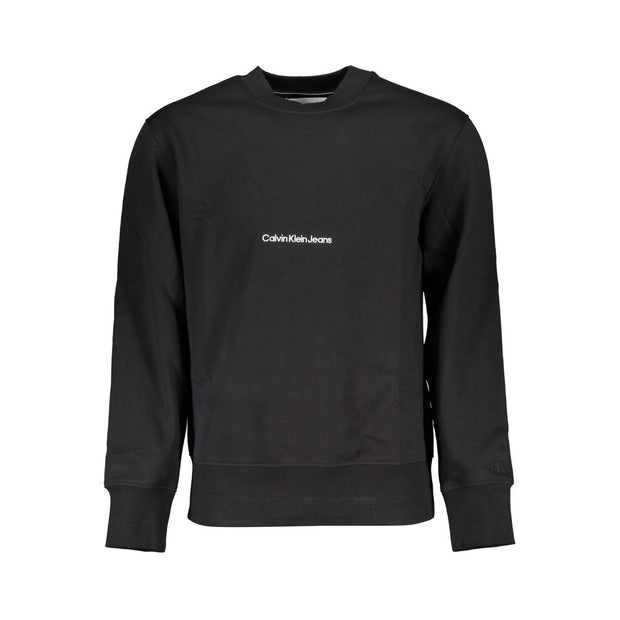 Calvin Klein Black Cotton Men's Sweatshirt